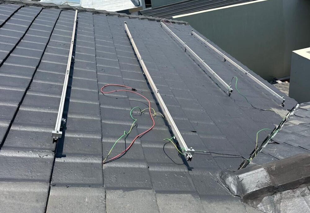 Roof waterproofing and solar panel installation